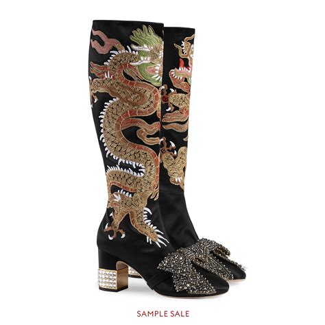 gucci boots dragon